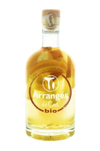 PUNCH AU RHUM ARRANGES DE CED' ORANGE CITRON 21% 70CL BIO