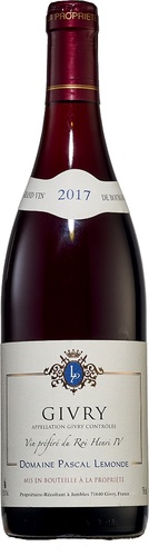 AOP GIVRY Rouge DOMAINE PASCAL LEMONDE 2018