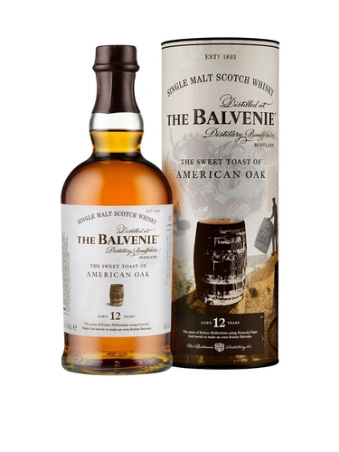 WHISKY ECOSSE BALVENIE SWEET TOAST OF AMERICAN OAK 12ANS 43% 70CL
