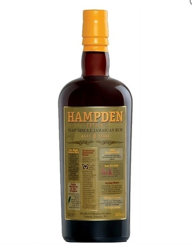 RHUM JAMAIQUE HAMPDEN 8 ANS 46% 70CL
