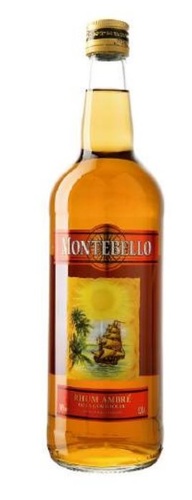 RHUM AGRICOLE GUADELOUPE - MONTEBELLO AMBRE 50° 1L