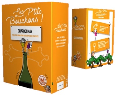 Bib 3l Igp Pays D'oc Chardonnay Les Petits Bouchons