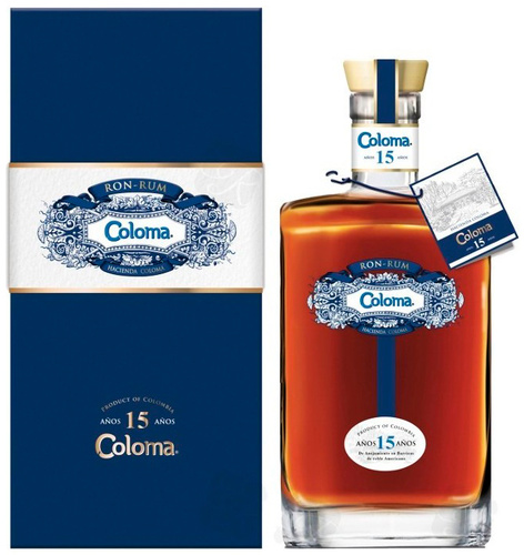 RHUM COLOMBIE COLOMA 15ANS 40% 70CL