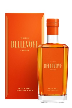 Whisky France Bellevoye Orange Finition Fut Rhum 40% 70cl