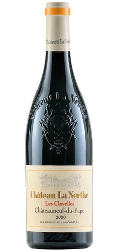 AOP CHATEAUNEUF DU PAPE ROUGE LES CLAVELLES DE LA NERTHE 2020 BIO CB
