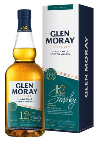 WHISKY ECOSSE SPEYSIDE SINGLE MALT GLENMORAY 12 ANS SMOKY 40% 70CL