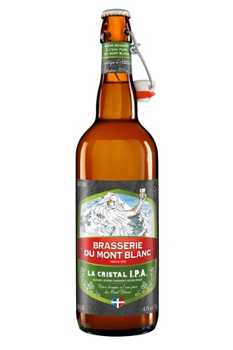 BIERE FRANCE MONT BLANC CRISTAL IPA 4,7% 75CL