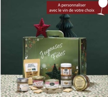 Valise Carton Decor Noel Grand Model 