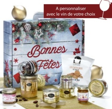 Valise Carton Decor Noel Grand Model 