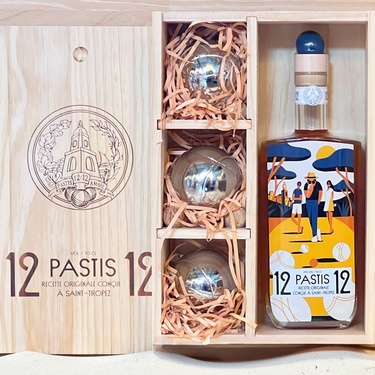 Coffret Pastis 1212 Petanque 45%