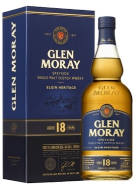 Whisky Ecosse Speyside Glen Moray Heritage 18 Ans 47.20%