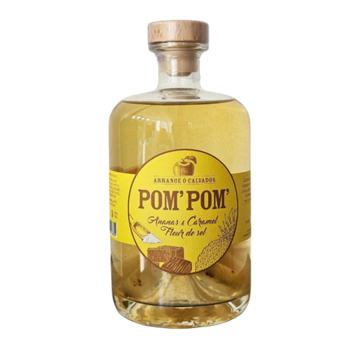 CALVADOS ARRANGE POM POM - ANANAS CARAMEL FLEUR DE SEL 70CL 28%