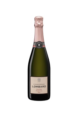 1/2 Bt Aop Champagne Rose Lombard Extra Brut 1er Cru
